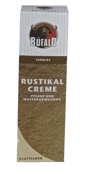 Búfalo Rustikal Creme 75 ml Tube mit Schwammaufträger